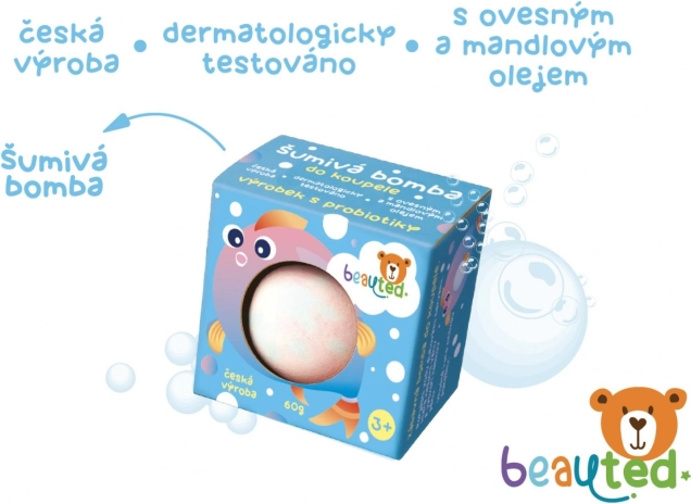 Šumeća kupka bomba s probioticima Beauted za djecu