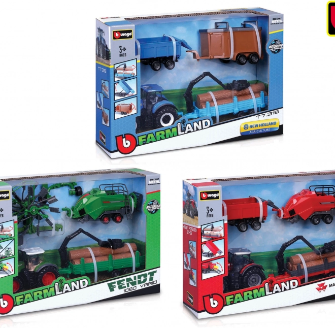 Bburago 10cm Farm traktor poklon set