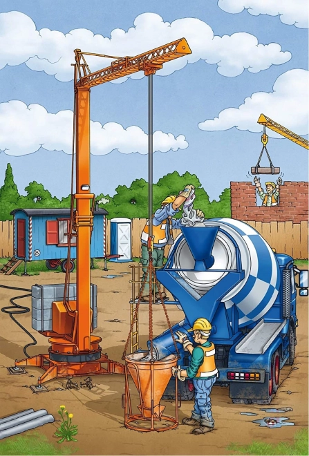SCHMIDT Puzzle Na gradilištu 3x24 dijelova