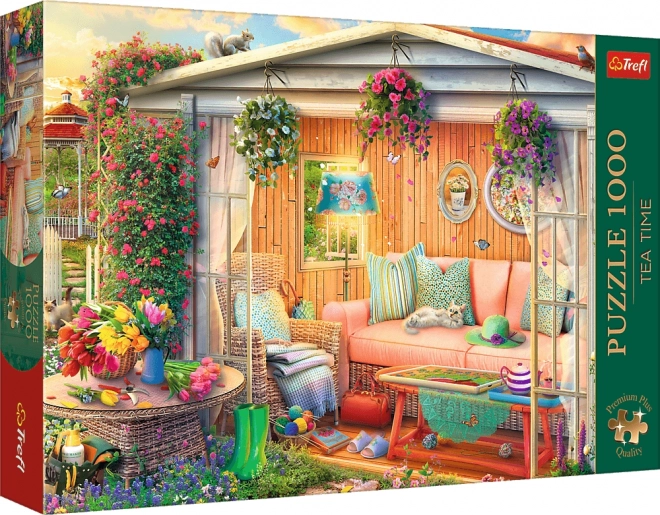 TREFL Puzzle Premium Plus Čajanka: Moje omiljeno mjesto 1000 komada