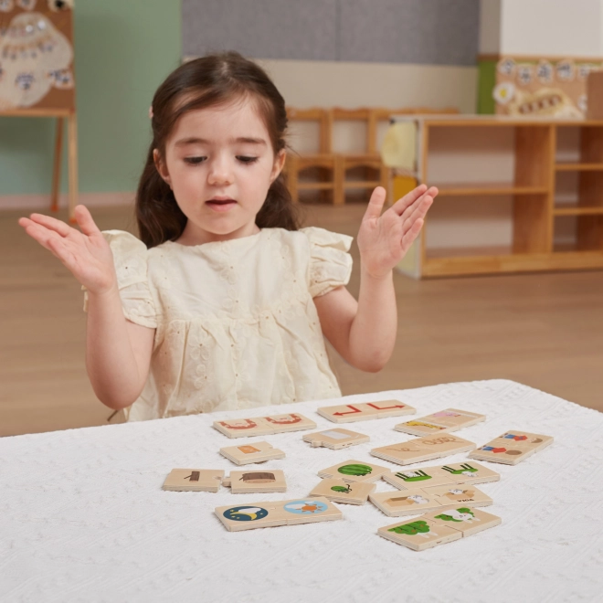 Drvene puzzle s suprotnim slikama VIGA
