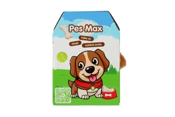 Pas Max 15x12cm na baterije sa zvukom i kretanjem u kutiji 13x19x18cm