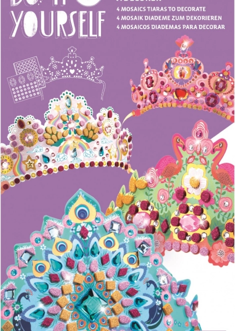 DJECO Sjajne krune za princeze DIY set