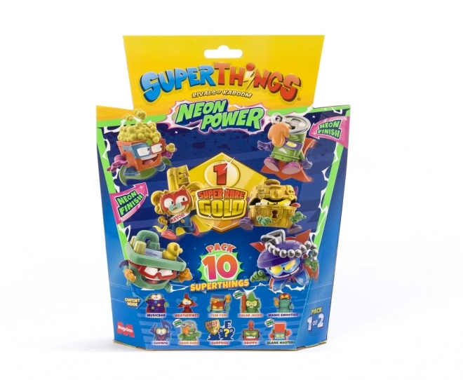 Kolekcionarska figurica SuperThings NeonPower - set 10 komada