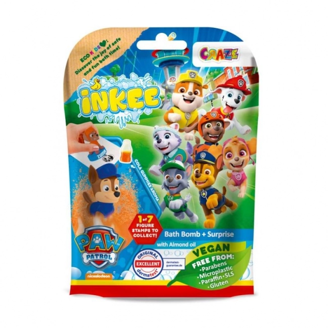 INKEE - Šumeća bomba za kadu s iznenađenjem - Paw Patrol