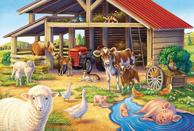 Puzzle Moje omiljene životinje 3x48 dijelova