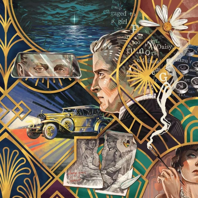Ravensburger kvadratne puzzle ART & SOUL: VELIKI GATSBY 750 dijelova