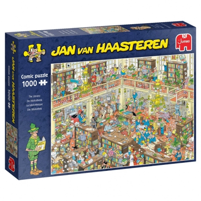 JUMBO Puzzle Knjižnica 1000 komada