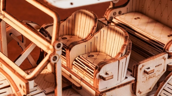 RoboTime drvene 3D puzzle povijesni automobil