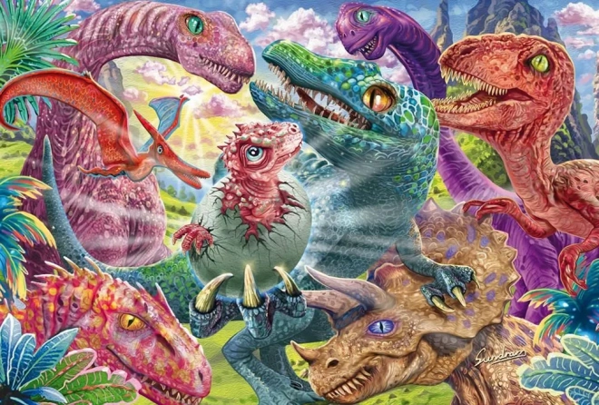 Puzzle mali dinosaur 100 dijelova