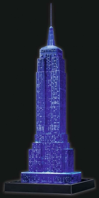 RAVENSBURGER Svjetleća 3D slagalica Noćna edicija Empire State Building 216 dijelova