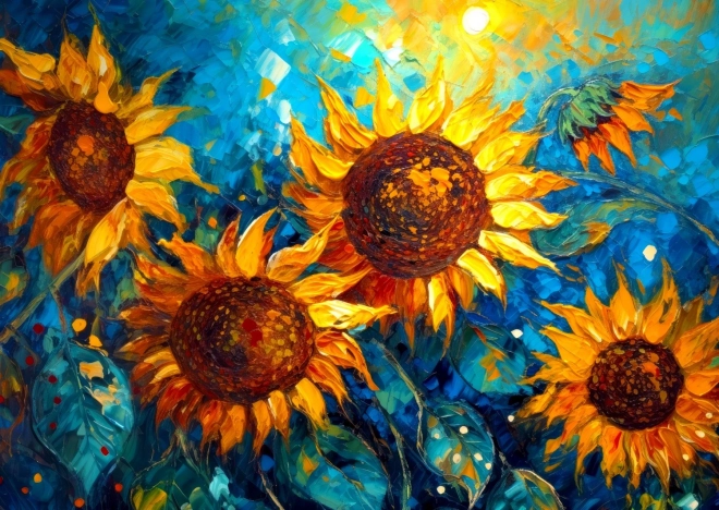 Enjoy puzzle Susret suncokreta 1000 dijelova