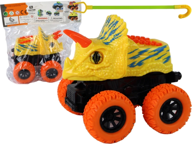 Igračka terensko vozilo Triceratops s gumiranim kotačima