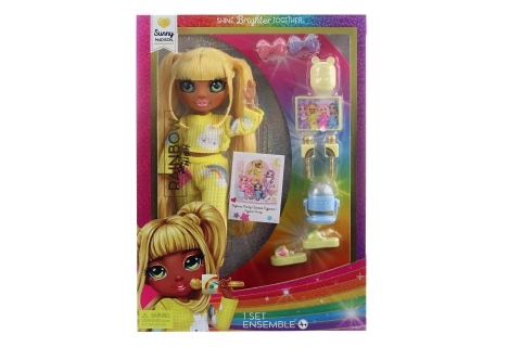 Rainbow High Junior Fashion lutka u pidžami - Sunny Madison