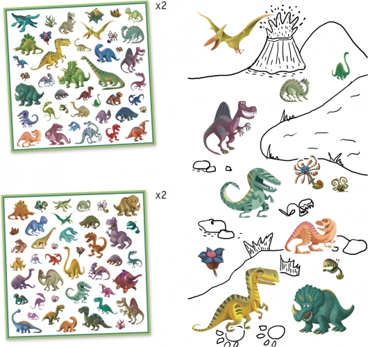 Naljepnice Dinosauri