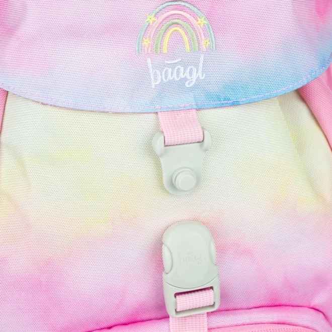 BAAGL Školski ruksak Airy Rainbow Unicorn