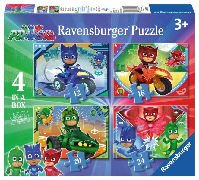 RAVENSBURGER Puzzle Pyžamasi 4u1 (12, 16, 20, 24 dijelova)