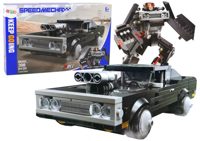 Građevne kocke Transformacija auta Robot 2U1