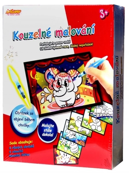 Čarobno crtanje vodom 6 slika u kutiji 22x26x4cm