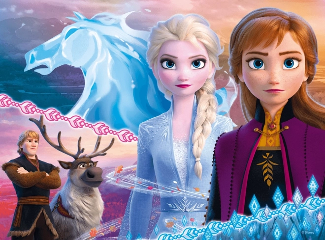 Puzzle od 30 dijelova - Hrabrost sestara - Disney Snježno kraljevstvo 2