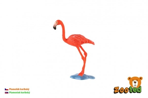 Plastična figura karipskog flaminga 9 cm