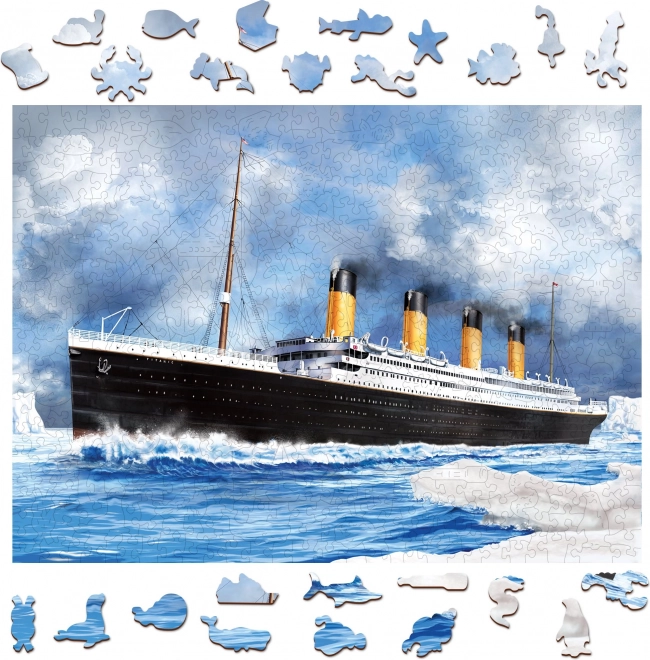 WOODEN CITY Drvene puzzle Titanic 505 dijelova