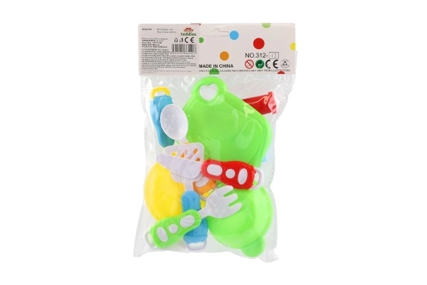 Set posuđa plastika u vrećici 18,5x26x6cm