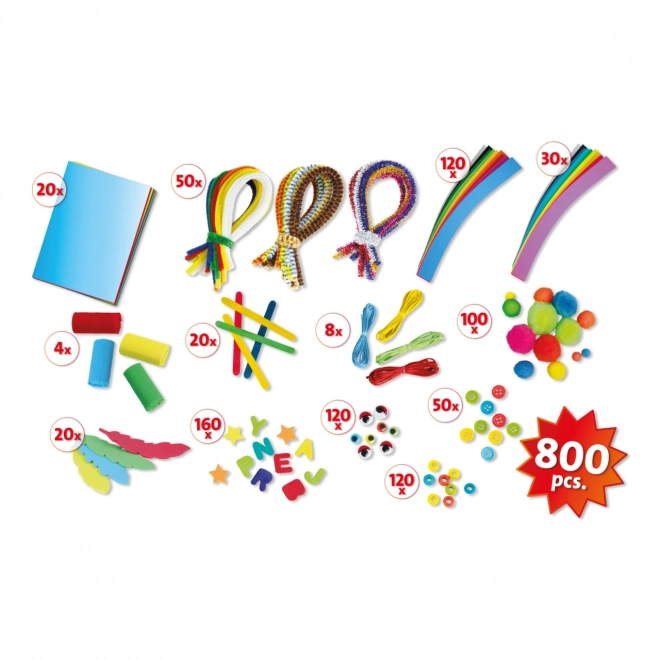 Zeleni kreativni kofer Jumbo Lena - 800 komada