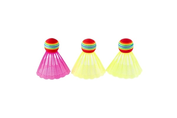 Badminton set dječji metal/plastika 2 rekete + 3 loptice 2 boje u mrežici 23x45x6cm