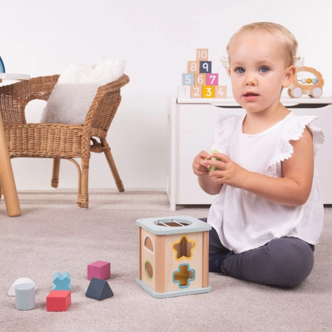 Bigjigs Toys Motorna kocka plava