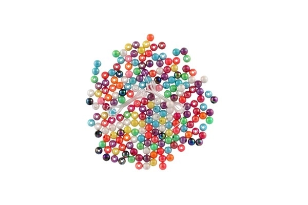 Perlice s uzicom plastika mix boja u plastičnoj kutijici 3,5x12,5cm