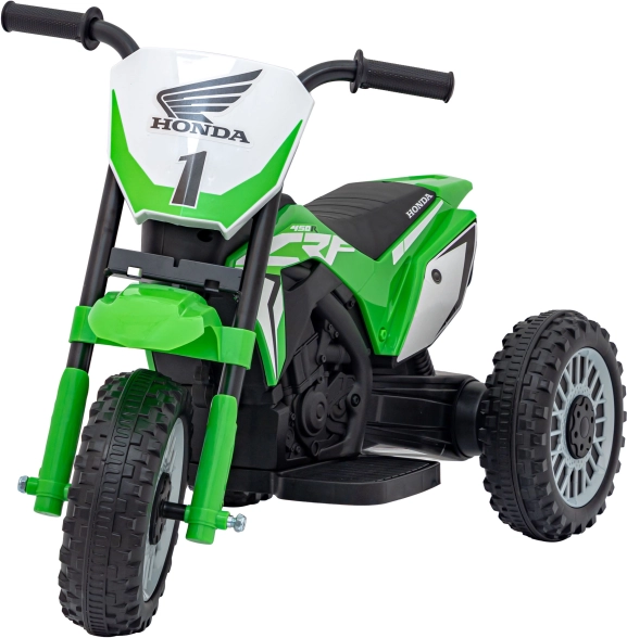 Dječji električni motocikl Honda CRF 450R na 3 kotača – Zelena