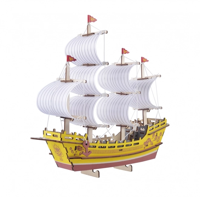 Woodcraft drvene 3D puzzle Trgovački brod