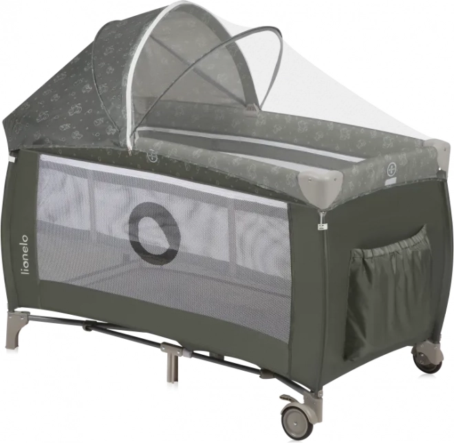 Putni krevetić Lionelo Sven Plus Beige Olive