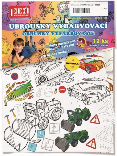 Bojanke salvete Pexi – automobili