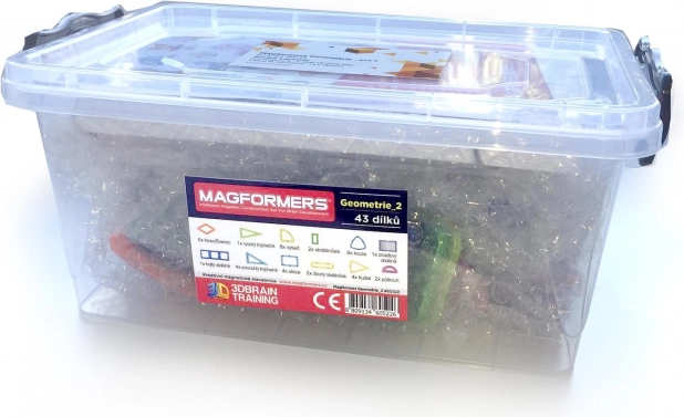Magformers Geometrija: Ravina i Prostor - Kutija 43 dijela