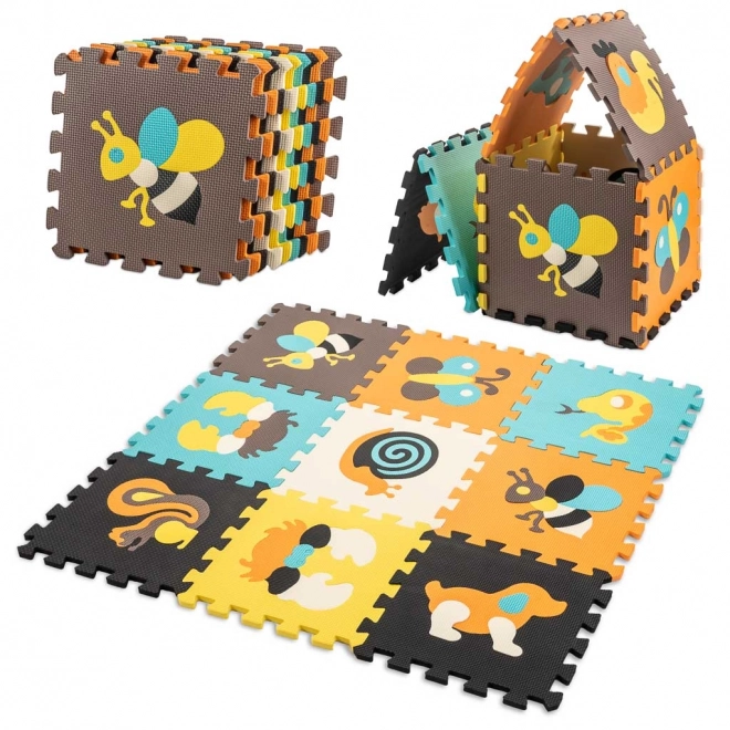 Šareni pjena puzzle sa životinjama - 9 komada