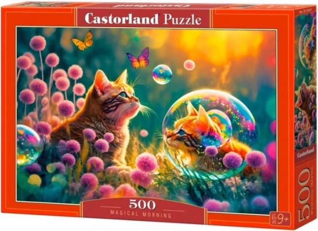 Puzzle 500 dijelova Magical Morning s mačkama