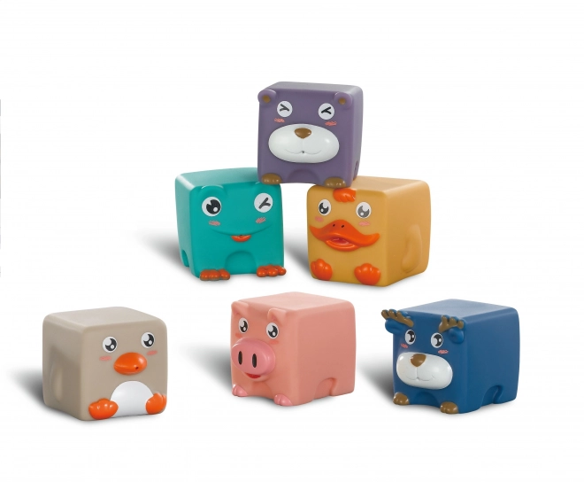 WOOPIE senzorne kocke i puzzle životinje za djecu 12 kom