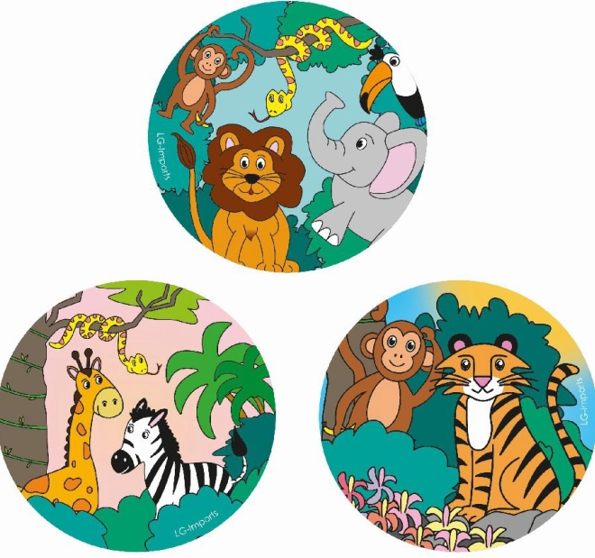 Bilježnica s motivom divljih životinja (safari) – 8 cm, 30 listova
