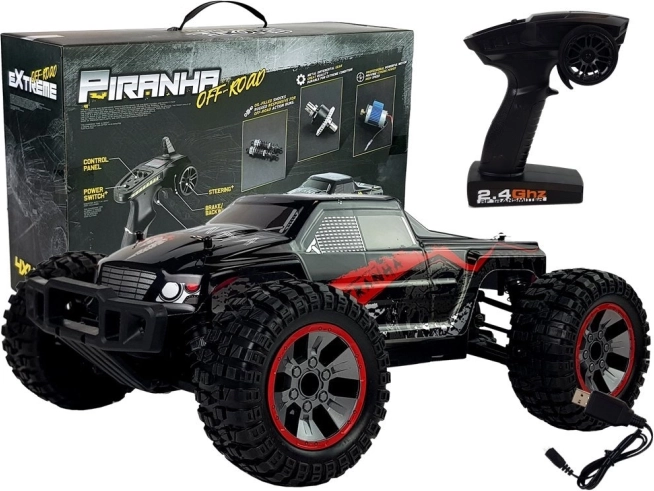 RC terensko vozilo 1:10, 4x4, 40 km/h – crveno