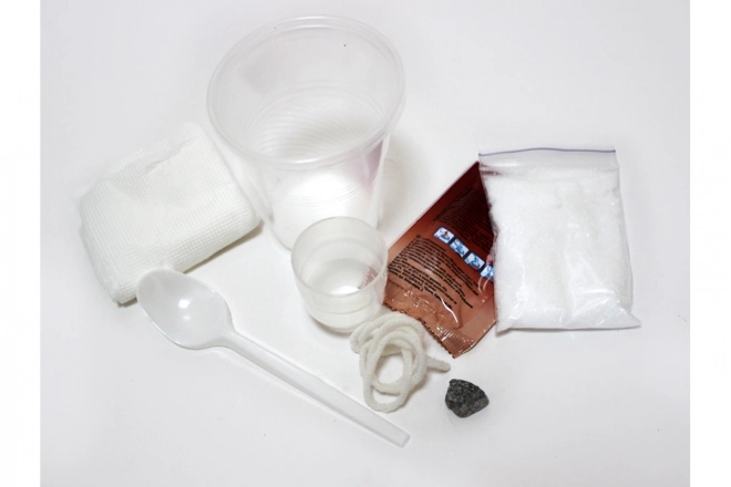Mini kemijski set rastući kristali - plavi