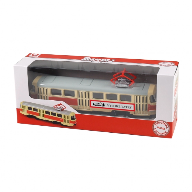 Metalni retro tramvaj 16 cm VISOKE TATRE
