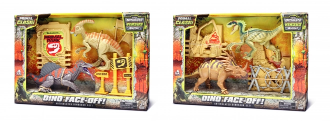 Primalni sudar! Bitka dinosaura 17 cm set