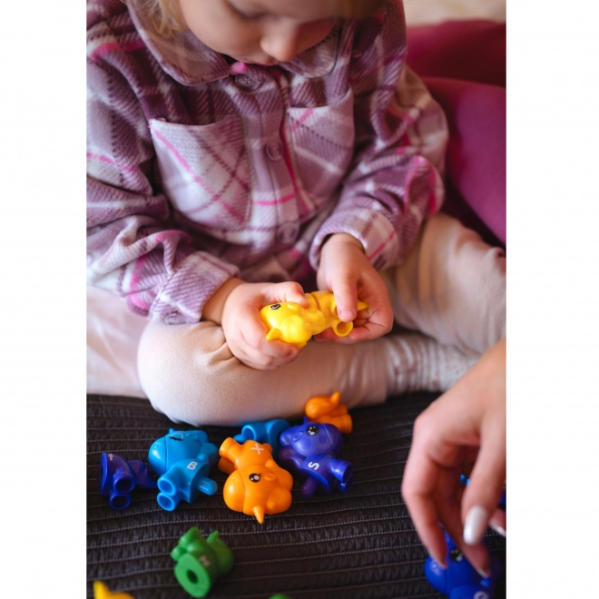 Montessori komplet za učiti brojeve i boje Jednoroga