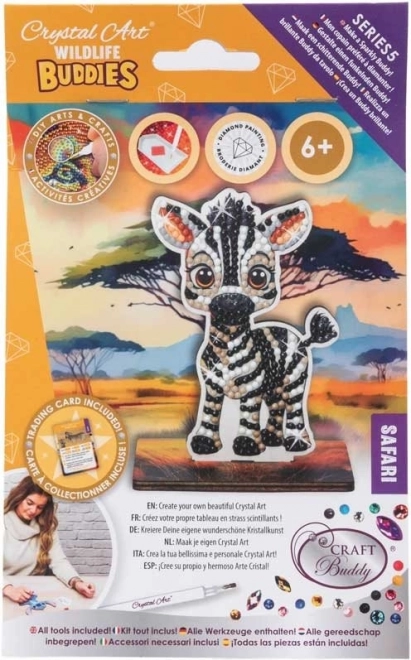 Dijamantno slikanje Safari: Zebra