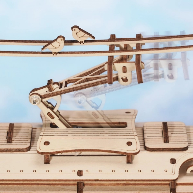 RoboTime 3D drveni mehanički puzzle Tramvaj