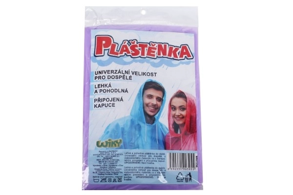 Univerzalna kabanica za odrasle s kapuljačom
