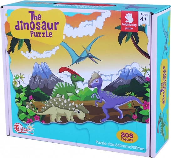 Slagalica Dinosauri 208 kom 90x64 cm