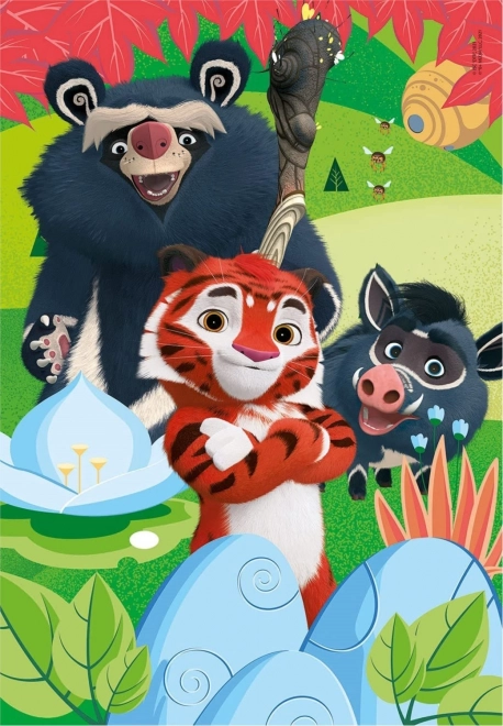 CLEMENTONI Puzzle Leo i Tig 3x48 komada